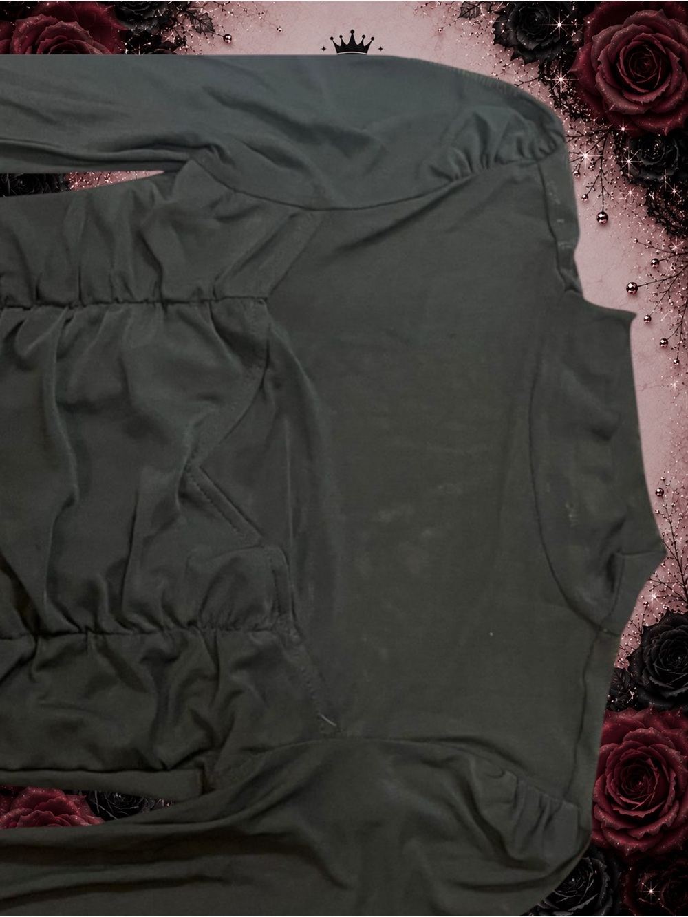 Preowned Fashion Nova Shamiyah Mesh Top – Black (XS) - Picture 5 of 8